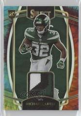 Michael Carter [Tie Dye] Football Cards 2021 Panini Select Rookie Swatches Prices