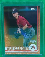 Blaze Alexander [Autograph Orange] #162 Baseball Cards 2019 Topps Pro Debut Prices