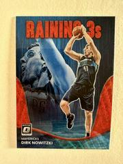 Dirk Nowitzki [Red Wave] Basketball Cards 2022 Panini Donruss Optic Raining 3s Prices