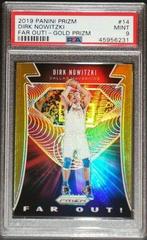 Dirk Nowitzki [Gold Prizm] Basketball Cards 2019 Panini Prizm Far Out Prices