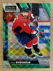 Alex Ovechkin [Emerald Surge] Hockey Cards 2023 O-Pee-Chee Platinum Preview Prices