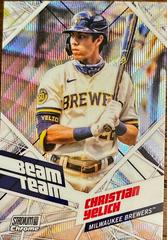 Christian Yelich Baseball Cards 2021 Stadium Club Chrome Beam Team Prices