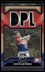 Cristian Perez #DM-CP Baseball Cards 2022 Panini Elite Extra Edition DPL Materials Prices