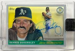 Dennis Eckersley #55RA-DE Baseball Cards 2022 Topps Clearly Authentic 1955 Reimagining Autographs Prices