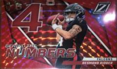 Desmond Ridder [Red] #BN-DR Football Cards 2022 Panini Zenith Behind the Numbers Prices