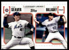 Roy Halladay, Tom Seaver #LL25 Baseball Cards 2010 Topps Legendary Lineage Prices