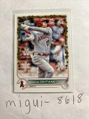 Shohei Ohtani [Red] #HW100 Baseball Cards 2022 Topps Holiday Prices