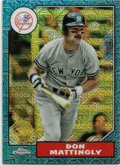 Don Mattingly [Blue] #T87C-32 Baseball Cards 2022 Topps Silver Pack 1987 Chrome Prices