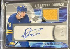 Dylan Cozens #SF-DC Hockey Cards 2021 SPx Signature Fabrics Prices