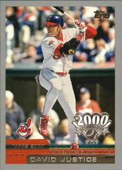 David Justice #32 Baseball Cards 2000 Topps Opening Day Prices