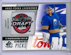 Ukko Pekka Luukkonen Hockey Cards 2021 SP Game Used Embroidered in History Prices