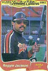 Reggie Jackson #14 Baseball Cards 1985 Fleer Limited Edition Prices