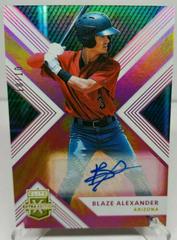 Blaze Alexander [Autograph Tie Dye] #199 Baseball Cards 2018 Panini Elite Extra Edition Prices