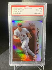 Dean Palmer [Mirror Red] #80 Baseball Cards 1996 Select Certified Prices