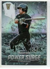 CJ Rodriguez [Silver Prizm] #PS-CR Baseball Cards 2021 Panini Prizm Draft Picks Power Surge Prices