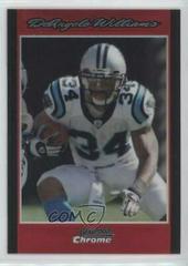 DeAngelo Williams [Red Refractor] Football Cards 2007 Bowman Chrome Prices