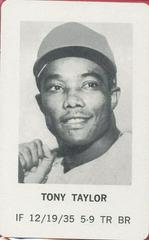 Tony Taylor Baseball Cards 1970 Milton Bradley Prices