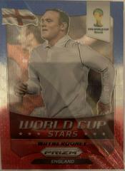 Wayne Rooney [Blue & Red Wave Prizm] Soccer Cards 2014 Panini Prizm World Cup Stars Prices