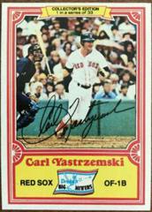 Carl Yastrzemski #1 Baseball Cards 1981 Drake's Prices