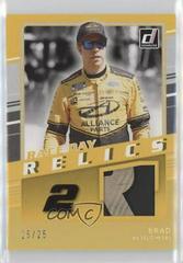 Brad Keselowski [Gold] #RDR-BK Racing Cards 2021 Panini Donruss Nascar Race Day Relics Prices