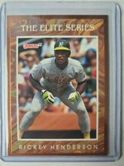 Rickey Henderson #7 Baseball Cards 1991 Donruss Elite Prices