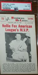 Nellie Fox #72 Baseball Cards 1960 NU Card Baseball Hi Lites Prices