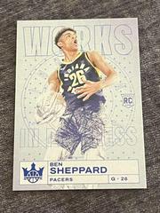 Ben Sheppard [Sapphire] #24 Basketball Cards 2023 Panini Court Kings Works in Progress Prices