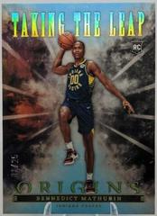 Bennedict Mathurin [Turqoise] #17 Basketball Cards 2022 Panini Origins Taking the Leap Prices