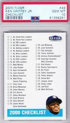 Ken Griffey Jr. [Checklist] #49 Baseball Cards 2000 Fleer Prices