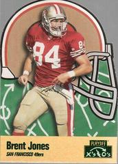 Brent Jones [X's & O's] #142 Football Cards 1996 Playoff Prime Prices