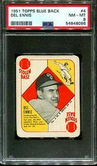 Del Ennis #4 Baseball Cards 1951 Topps Blue Back Prices