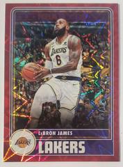 LeBron James [Red Explosion] Basketball Cards 2023 Panini Hoops Prices