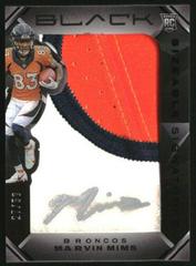 Marvin Mims [Royal] Football Cards 2023 Panini Black Sizeable Signatures Rookie Jersey Prices
