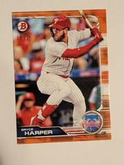Bryce Harper [Orange] #3 Baseball Cards 2019 Bowman Prices