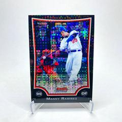 Manny Ramirez [Xfractor] #8 Baseball Cards 2009 Bowman Chrome Prices