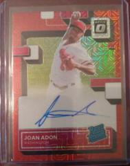 Joan Adon [Red Mojo] #RRS-AD Baseball Cards 2022 Panini Donruss Optic Rated Rookie Signatures Prices