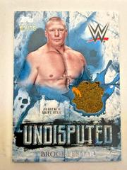 Brock Lesnar Wrestling Cards 2018 Topps WWE Undisputed Relics Prices