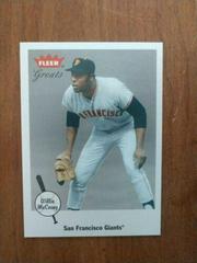Willie McCovey #53 Baseball Cards 2002 Fleer Greats Prices
