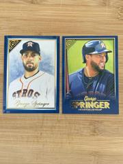 George Springer [Blue] #2 Baseball Cards 2018 Topps Gallery Prices