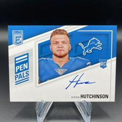 Aidan Hutchinson [Blue Ink] #PPV-AH Football Cards 2022 Panini Donruss Elite Pen Pals Variation Autographs Prices