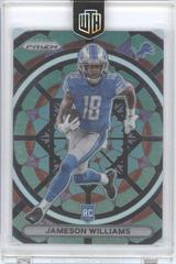 Jameson Williams #SG-9 Football Cards 2022 Panini Prizm Stained Glass Prices