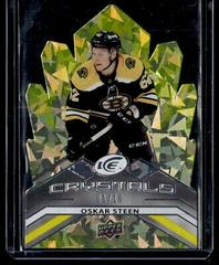 Oskar Steen [Yellow] #IC-55 Hockey Cards 2021 Upper Deck Ice Crystals Prices