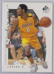kobe Bryant Basketball Cards 2000 SP Authentic Prices