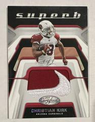 Christian Kirk [Prime] Football Cards 2019 Panini Certified Superb Swatches Prices