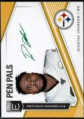 Diontae Johnson [Green Ink] Football Cards 2019 Donruss Elite Pen Pals Autographs Prices