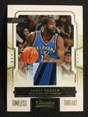 James Harden [Timeless Threads Prime] #163 Basketball Cards 2009 Panini Classics Prices