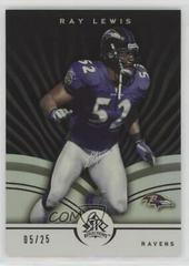 Ray Lewis [Black] #7 Football Cards 2005 Upper Deck Reflections Prices