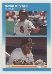 Kevin Mitchell #U-82 Baseball Cards 1987 Fleer Update Glossy Prices