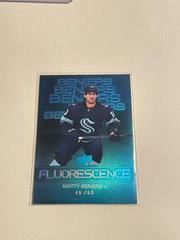 Matty Beniers [Blue] Hockey Cards 2022 Upper Deck Fluorescence Prices