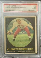 Carl Brettschnieder #28 Football Cards 1958 Topps Prices